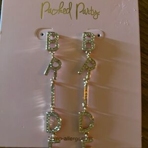 Packed Party  Bride Earrings